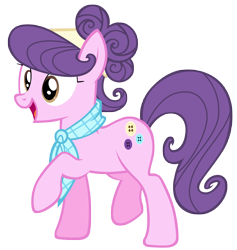 Size: 6644x7000 | Tagged: safe, artist:tardifice, imported from derpibooru, suri polomare, earth pony, pony, absurd resolution, clothes, female, happy, raised hoof, scarf, simple background, solo, transparent background, vector