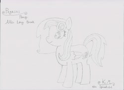 Size: 7014x5100 | Tagged: safe, artist:syncedsart, imported from derpibooru, oc, oc only, oc:lydria, pegasus, pony, absurd resolution, female, mare, solo, traditional art