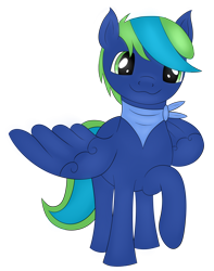 Size: 2328x2954 | Tagged: safe, artist:syncedsart, imported from derpibooru, oc, oc only, pegasus, pony, clothes, digital art, gift art, male, paint tool sai, scarf, simple background, solo, stallion, transparent background