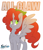 Size: 4500x5200 | Tagged: safe, artist:fluffyxai, imported from derpibooru, oc, oc only, oc:scenic spatter, alicorn, pony, absurd resolution, april fools, dishonesty, pun, scrunchy face, solo