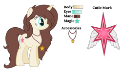 Size: 3032x1768 | Tagged: safe, artist:cindydreamlight, artist:cindystarlight, imported from derpibooru, oc, oc only, oc:annabelle, pony, unicorn, female, jewelry, mare, necklace, reference sheet, simple background, solo, standing, transparent background