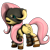 Size: 512x512 | Tagged: safe, artist:oc1024, imported from derpibooru, fluttershy, pony, 3d, dovahshy, female, simple background, skyrim, solo, source filmmaker, the elder scrolls, transparent background