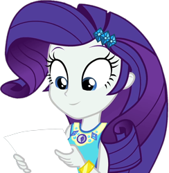 Size: 1032x1056 | Tagged: safe, artist:thebarsection, imported from derpibooru, rarity, equestria girls, equestria girls series, clothes, female, paper, simple background, solo, test, transparent background