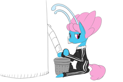 Size: 1507x998 | Tagged: safe, artist:crabs_of_steam, imported from derpibooru, seabreeze, breezie, /mlp/, alcohol, drawthread, dropper, male, slav, smoking, solo, thimble, tracksuit