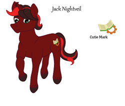 Size: 461x390 | Tagged: safe, artist:nightveil, artist:nightveilnocturne, imported from derpibooru, oc, oc only, oc:jack nightveil, pony, unicorn, male, reference sheet, solo, stallion