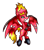 Size: 1600x1800 | Tagged: safe, artist:sugar morning, derpibooru exclusive, imported from derpibooru, sunset shimmer, demon, pony, villains of equestria collab, equestria girls, collaboration, equestria girls ponified, evil, female, flying, grin, open mouth, ponified, simple background, smiling, solo, spread wings, sunset satan, transparent background, wings