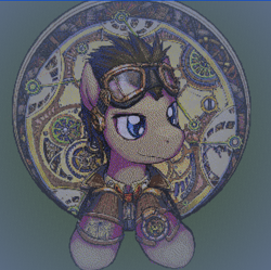 Size: 842x840 | Tagged: safe, artist:askaniz, artist:saturnspace, imported from derpibooru, doctor whooves, time turner, pony, crossover, male, minecraft, minecraft pixel art, pixel art, solo