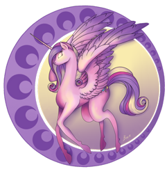 Size: 1024x1064 | Tagged: safe, artist:lazyeva, imported from derpibooru, princess cadance, alicorn, pony, abstract background, cutie mark, female, glowing eyes, mare, simple background, solo, spread wings, transparent background, wings