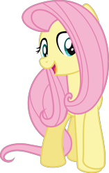 Size: 5016x7977 | Tagged: safe, artist:jhayarr23, imported from derpibooru, fluttershy, pegasus, pony, school daze, absurd resolution, cute, female, shyabetes, simple background, solo, transparent background, vector