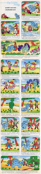 Size: 697x2956 | Tagged: safe, imported from derpibooru, baby fifi, baby lucky, peppermint crunch (g1), earth pony, elf, pony, comic:my little pony (g1), begorrah, bow, clover, comic, crock of gold, elfie, female, four leaf clover, g1, greenie grumbleweed, holiday, house, liam the leprechaun, liam's lucky clover day, lucky clover day, mare, official, official comic, pip the postie, saint patrick's day, tail bow, tingletangle wood, wishing clover