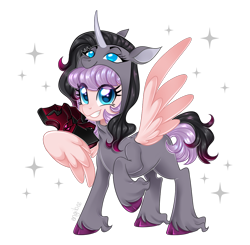 Size: 1009x988 | Tagged: safe, artist:kaikururu, imported from derpibooru, oleander, oc, pegasus, pony, them's fightin' herds, clothes, commission, cosplay, costume, female, looking at you, mare, oleander (tfh), pony costume, raised hoof, simple background, solo, transparent background, unshorn fetlocks