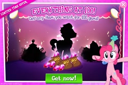 Size: 1963x1300 | Tagged: safe, imported from derpibooru, pinkie pie, game, game screencap, gameloft