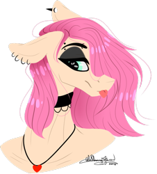 Size: 657x726 | Tagged: safe, artist:ohflaming-rainbow, imported from derpibooru, oc, oc only, oc:sebastian, anthro, earth pony, bust, ear piercing, earring, floppy ears, jewelry, male, piercing, portrait, simple background, solo, stallion, tongue out, transparent background