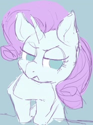 Size: 2048x2732 | Tagged: safe, artist:noupu, imported from derpibooru, rarity, pony, unicorn, female, looking at you, mare, simple background, solo
