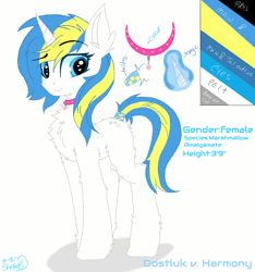 Size: 1200x1283 | Tagged: safe, artist:setharu, artist:shaylahb, imported from derpibooru, oc, oc only, oc:dostluk vasitasiyla harmony, pony, chest fluff, collar, heart eyes, reference sheet, solo, wingding eyes