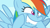 Size: 1920x1080 | Tagged: safe, imported from derpibooru, screencap, rainbow dash, pony, grannies gone wild, faic, female, lip bite, mismatched eyes, rainbow dash is best facemaker, solo