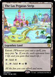 Size: 375x523 | Tagged: safe, imported from derpibooru, grannies gone wild, hot air balloon, land card, las pegasus, magic the gathering, trading card, trading card edit