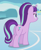 Size: 327x402 | Tagged: safe, imported from derpibooru, screencap, starlight glimmer, pony, unicorn, the cutie re-mark, butt, cloudsdale, cropped, female, frown, glare, mare, plot, solo