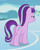 Size: 345x434 | Tagged: safe, imported from derpibooru, screencap, starlight glimmer, pony, unicorn, the cutie re-mark, butt, cloudsdale, cropped, female, glare, mare, plot, smiling, smirk, solo