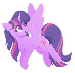 Size: 1077x1038 | Tagged: safe, artist:uunicornicc, imported from derpibooru, twilight sparkle, alicorn, pony, cutie mark, female, flying, mare, open mouth, simple background, smiling, solo, spread wings, transparent background, twilight sparkle (alicorn), wings