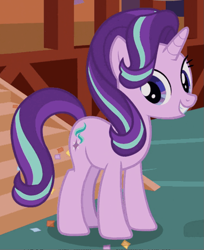 Size: 803x986 | Tagged: safe, imported from derpibooru, screencap, starlight glimmer, pony, unicorn, the maud couple, cute, female, glimmerbetes, happy, looking at you, mare, solo