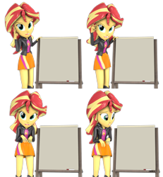 Size: 4000x4320 | Tagged: safe, artist:cjwong34, imported from derpibooru, sunset shimmer, equestria girls, 3d, comic, despicable me, exploitable meme, female, gru's plan, meme, meme template, simple background, solo, source filmmaker, transparent background