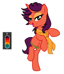 Size: 572x656 | Tagged: safe, artist:symphstudio, artist:xxmissteaxx, imported from derpibooru, oc, oc only, pony, unicorn, base used, clothes, female, mare, scarf, simple background, solo, transparent background