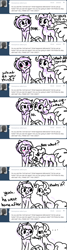 Size: 611x2280 | Tagged: safe, imported from derpibooru, pinkie pie, oc, earth pony, pegasus, pony, ask the colt, fanfic:silent ponyville, clothes, comic, tumblr