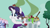 Size: 640x360 | Tagged: safe, imported from derpibooru, screencap, rarity, pony, unicorn, party of one, cropped, female, mare, not fabulous, smell, smelly, solo, stink lines, trash, trash can