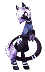 Size: 1490x2368 | Tagged: safe, artist:honeybbear, imported from derpibooru, oc, oc only, oc:alayah, earth pony, pony, clothes, female, mare, rearing, shirt, simple background, solo, transparent background