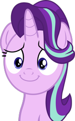 Size: 1000x1599 | Tagged: safe, artist:themixelfan, imported from derpibooru, starlight glimmer, pony, unicorn, rock solid friendship, bust, c:, cute, female, glimmerbetes, mare, portrait, simple background, smiling, solo, transparent background, vector