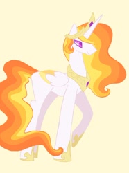 Size: 600x807 | Tagged: safe, artist:thetardisidris, imported from derpibooru, princess celestia, alicorn, pony, female, solo