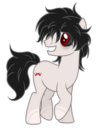 Size: 1024x1311 | Tagged: safe, artist:mintoria, imported from derpibooru, oc, oc only, earth pony, pony, black sclera, male, simple background, solo, stallion, transparent background