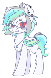 Size: 725x1111 | Tagged: safe, artist:skittlemilk, imported from derpibooru, oc, oc only, oc:snowdrift, bat pony, pony, female, mare, simple background, solo, transparent background