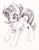 Size: 2020x2605 | Tagged: safe, artist:faline-art, imported from derpibooru, starlight glimmer, pony, unicorn, black and white, chest fluff, female, grayscale, mare, monochrome, sketch, smiling, solo, traditional art