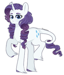 Size: 1065x1235 | Tagged: safe, artist:fioweress, imported from derpibooru, rarity, pony, unicorn, female, leonine tail, mare, raised hoof, simple background, smiling, solo, transparent background, unshorn fetlocks