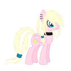 Size: 6000x6000 | Tagged: safe, artist:gitzomailru, imported from derpibooru, oc, oc only, oc:nala, pegasus, pony, absurd resolution, collar, ear piercing, earring, female, jewelry, mare, piercing, ponytail, simple background, solo, transparent background, vector
