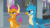 Size: 640x360 | Tagged: safe, imported from derpibooru, screencap, gallus, smolder, dragon, griffon, school daze, animated, arrogant, claws, crossed arms, dragoness, duo, female, folded wings, gif, horns, lidded eyes, male, raised eyebrow, raised wing, school of friendship, slit eyes, slit pupils, teenaged dragon, teenager, wing fingers, wing hands, wings