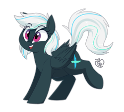 Size: 2000x1800 | Tagged: safe, artist:notenoughapples, imported from derpibooru, oc, oc only, oc:crosswind, pegasus, pony, commission, female, mare, simple background, smiling, solo, transparent background