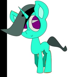 Size: 339x381 | Tagged: safe, artist:lyoka, deleted from derpibooru, imported from derpibooru, oc, oc:new dawn, unicorn, male, pac-man eyes, pacman eyes, stallion