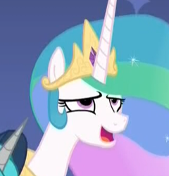 Size: 324x338 | Tagged: safe, imported from derpibooru, screencap, princess celestia, alicorn, pony, horse play, cropped, faic, female, majestic as fuck, mare, open mouth, out of context, solo focus