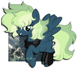 Size: 1024x909 | Tagged: safe, artist:magicdarkart, imported from derpibooru, oc, oc only, pegasus, pony, female, mare, simple background, solo, transparent background, watermark