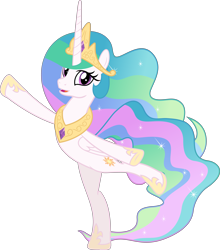 Size: 5717x6508 | Tagged: safe, artist:jhayarr23, imported from derpibooru, princess celestia, alicorn, pony, horse play, absurd resolution, charades, cute, cutelestia, sillestia, silly, silly pony, simple background, transparent background, vector