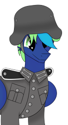 Size: 2344x4305 | Tagged: safe, artist:syncedsart, imported from derpibooru, oc, oc only, pegasus, pony, clip studio paint, clothes, digital art, german, gift art, male, military, military uniform, simple background, soldier, solo, stallion, third reich, transparent background, wehrmacht