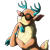 Size: 1024x1024 | Tagged: safe, artist:korencz11, imported from derpibooru, velvet reindeer, them's fightin' herds, community related, female, simple background, solo, sunglasses, transparent background, velvet (tfh)