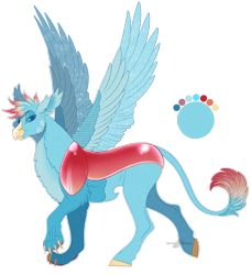 Size: 1395x1529 | Tagged: safe, artist:bijutsuyoukai, imported from derpibooru, oc, oc only, half-griffon, hybrid, changeling hybrid, interspecies offspring, offspring, parent:gallus, parent:ocellus, parents:luslus, simple background, solo, spread wings, transparent background, wings