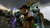 Size: 1920x1080 | Tagged: safe, artist:fd-daylight, imported from derpibooru, oc, oc only, oc:calamity, oc:littlepip, oc:steelhooves, oc:velvet remedy, earth pony, pegasus, pony, unicorn, fallout equestria, 3d, armor, battle saddle, clothes, cloud, cloudy, cowboy hat, dashite, fanfic, fanfic art, female, fluttershy medical saddlebag, glowing horn, gun, hat, hooves, horn, jumpsuit, levitation, magic, male, mare, medical saddlebag, pipbuck, power armor, rifle, saddle bag, source filmmaker, stallion, steel ranger, telekinesis, vault suit, village, wasteland, weapon, wings