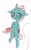 Size: 732x1200 | Tagged: safe, artist:yajima, imported from derpibooru, ocellus, changedling, changeling, semi-anthro, blushing, cute, diaocelles, female, filly, simple background, solo, standing