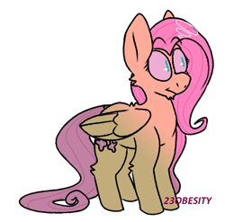 Size: 822x813 | Tagged: safe, artist:pony-puke, imported from derpibooru, fluttershy, pony, female, mare, simple background, solo, standing, transparent background