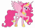 Size: 3750x3000 | Tagged: safe, artist:askometa, idw, imported from derpibooru, pinkie pie, alicorn, pony, spoiler:comic, spoiler:comic57, alicornified, female, gameloft, high res, idw showified, mare, pinkiecorn, princess of chaos, race swap, raised hoof, simple background, solo, transparent background, vector, xk-class end-of-the-world scenario